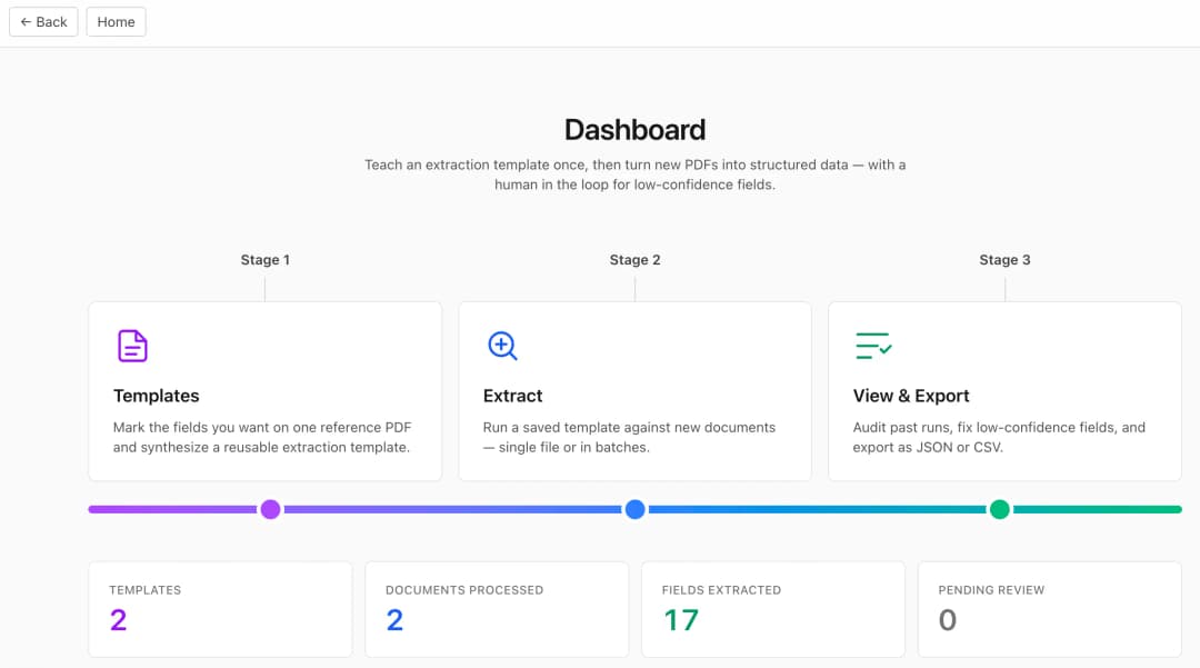 Document Extractor - Turn PDFs into structured data